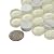 Penny Round Glass & Marble Tile White 11.8x11.8 Polished 4.83 sq ft 5-Pack