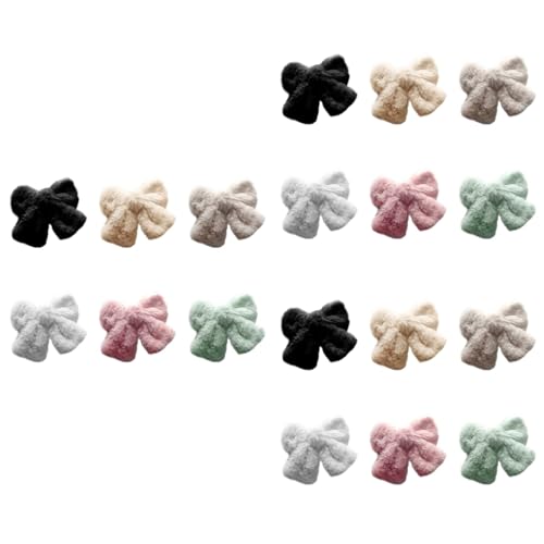 Épingle à cheveux peluche accessoire de mode pour femme et fille nœud