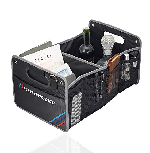 Preisvergleich Produktbild OYADM Kofferraum-Organizer, zusammenklappbar, Schwarz