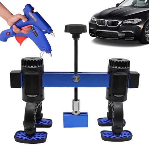 Dent Puller Repair Kit with Hot Glue Guns for Automotive Dents, Door Dings, and Hail Damage Removal