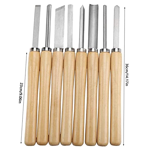 Set de 8 Fresas para Tornería de Madera miniatura 3