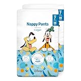 by Amazon Disney Lot de 2 paquets de 56 couches Taille 7 (17 kg + kg)