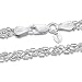 Produktbild Amberta 925 Sterlingsilber Damen-Halskette - Diamantierte Kugelkette - 3.5 mm Breite - Verschiedene Längen: 45 50 55 cm (45cm)