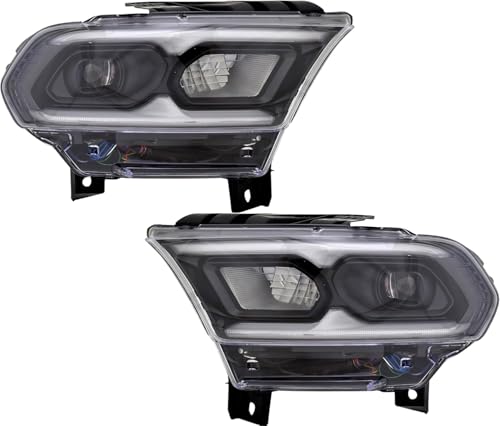 ALLIGATOR AUTO LIGHTS Full LED Headlights Replacement for Dodge Durango 2021-2025 Headlamp Set With Bulb, Driver & Passenger Sides, DOT&SAE Compliant, CH2503345, CH2502345