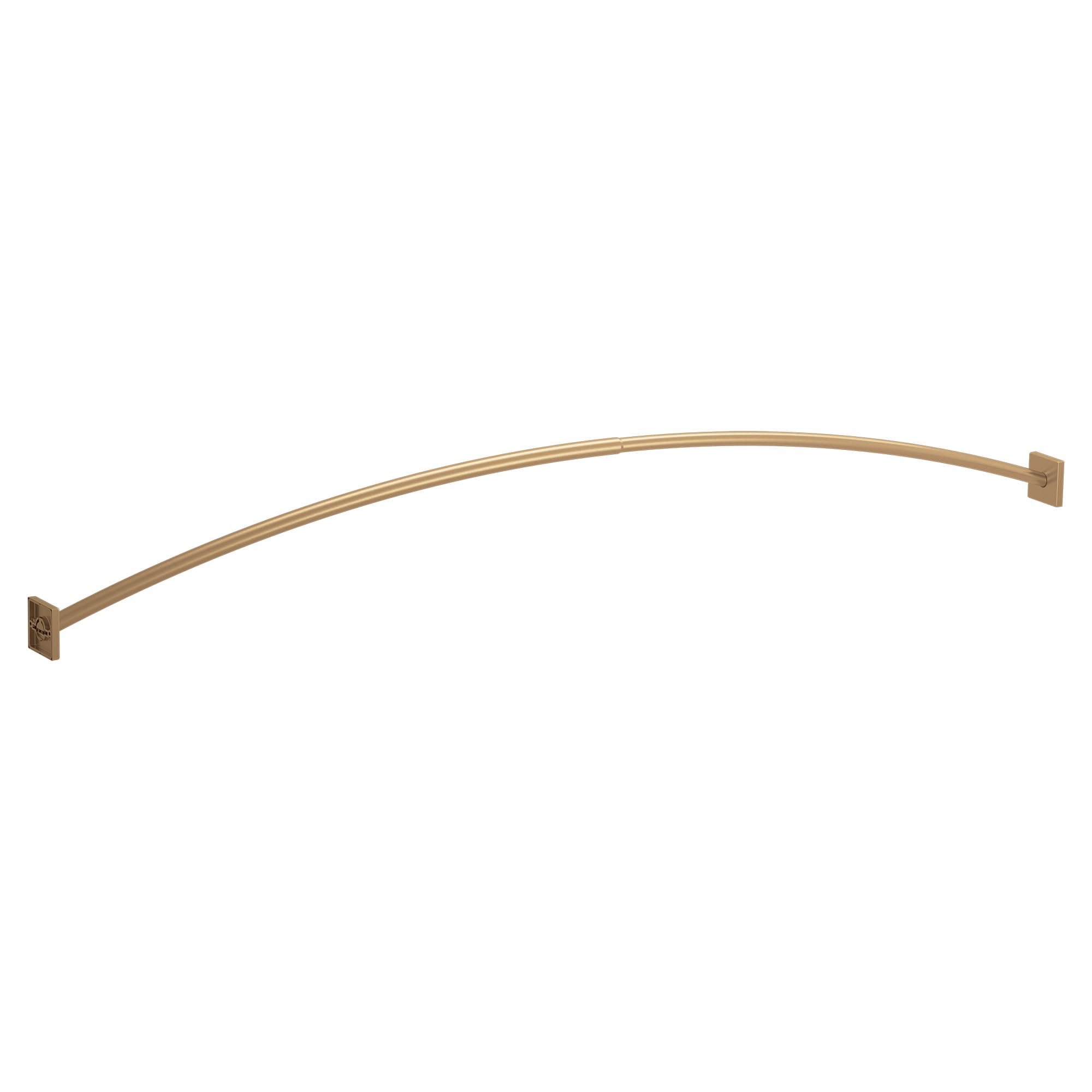 Moen Triva CSR2169BZG - Asta curva per tenda da doccia, regolabile da 122 a 182 cm, colore: oro bronzato