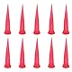 Utoolmart Industrielle Stumpfspitze, konisch, Spenderfüllnadel, 25 GA, Rot, 10 Stück