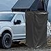 rockible Vehicle Side Shower Tent Privacy Shelter Camping Portable Dressing Room Shower Room for SUV Trailer Truck Tailgate Restroom, Black
