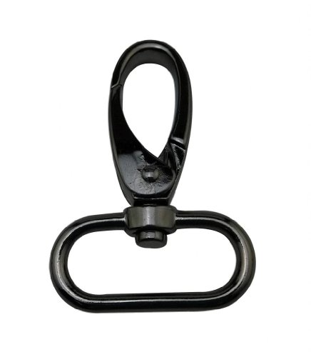 Generic Metal Color Gun Lobster Clasps 1 Inches Inside Diameter Oval Swivel Trigger Clips Hooks for Purse Bag Straps Pack of 10