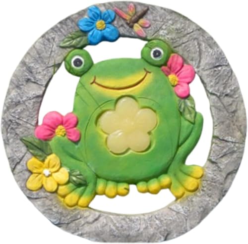 BQQB パティオの飛び石、屋外の滑り止めの飛び石、庭のローマの飛び石キット、庭の芝生の装飾、模造床タイルの丸い飛び石、庭の改修、ステップガーデニング、屋外の歩道/小道に適した、装飾的な庭の石のタイル (5)