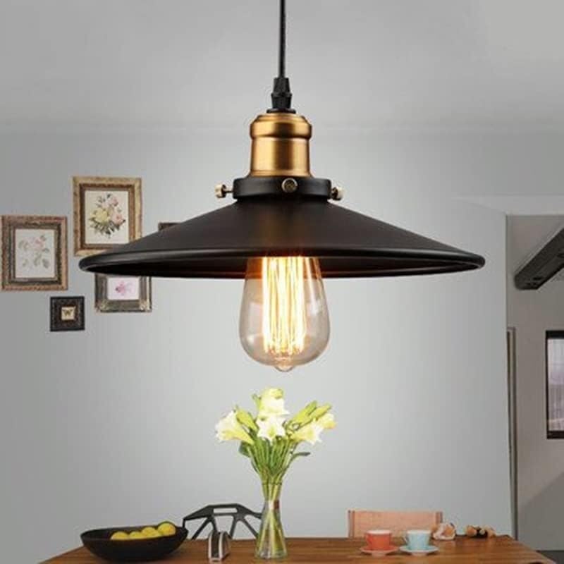 Lustre suspension lampe rétro industrielle pour bar et comptoir