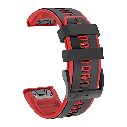 MYSNBKN Bracelet de Montre Compatible avec Fenix 7X Bandes en Silicone de 26MM Largeur pour Fenix 7X/Fenix 6X/Fenix 6X Pro/Fenix 5X/5X Plus/Fenix 3/Fenix 3 HR Cover