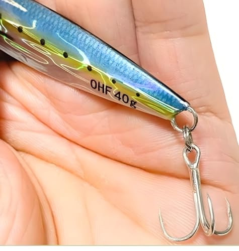 OHF メタルジグ セット 30g 40g メタルジグセット 10個セット ライブ アシストフック付き (30) 6枚目