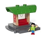 brio bahnhof mit aufzug Lieferumfang: 1 x BRIO Bahnhof mit Aufnahmefunktion 2-tlg. / Kompatibel mit jeder BRIO World Lok - ideal als Geschenk zum Geburtstag & zu Weihnachten / LR44-Batterien notwendig (nicht enthalten)