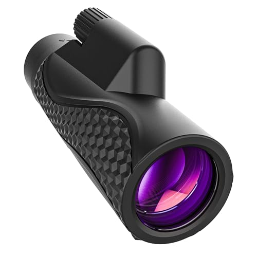 Monoculair Telescopische verrekijker voor volwassenen, met BAK4 HD FMC met adapter en statief, IPX7 waterdicht, kleine verrekijker voor vogelobservatie, jacht, sport en meer, als cadeau