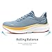 LUSWIN Men's Walking Shoes Lightweight Breathable Cushioning Running Shoes Athletic Tennis Workout Gym Non Slip Comfortable Fashion Sneakers,Blue EU40