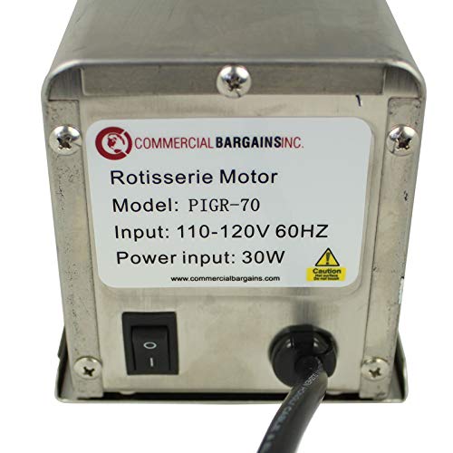 Commercialbargainsinc Portable Bbq Whole Pig, Lamb, Goat Charcoal Spit Rotisserie Roaster Grill, 30 Watt Motor, 201 Stainless Steel, With Back Cover Guard #TOP5