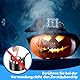 Joycabin Ultraschall Vernebler, Mini Nebelmaschine, 12 LED Lichtern Nebelhersteller, Mist Maker Wassernebler Fogger Luftbefeuchter für Halloween Springbrunnen Wasserspiel Topflandschaft Garten Rockery