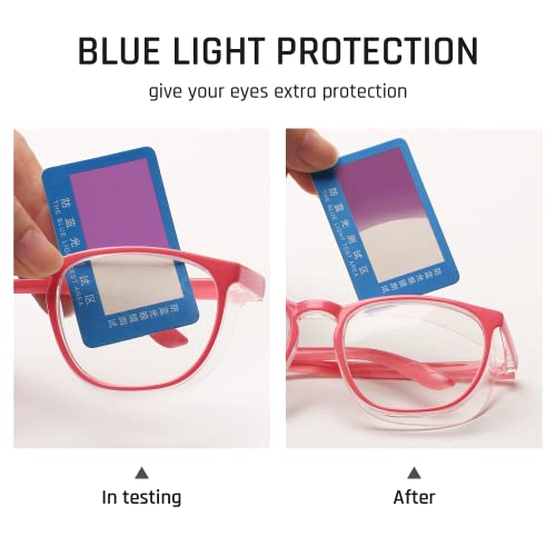 Meigix Safety Glasses Anti Fog Anti Scratch Stylish Safety Glasses With Side Shields, Cute Safety Goggles For Women/Men(1 Pair) (Light Pink) #TOP3