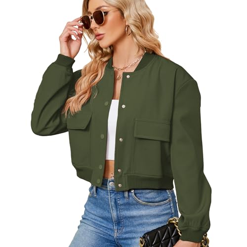 Zando Olive Green Jacket Women - Dark Green Jacket Women