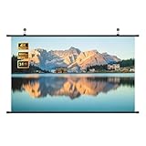 4K Ultra Projektor-Leinwand, tragbare Anti-Falten-Filmleinwand für Heimkino und Hinterhofkino