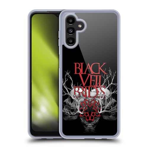 Funda de Gel Black Veil Brides para Samsung Galaxy A13 5G con Diseño de Ramas de Calavera