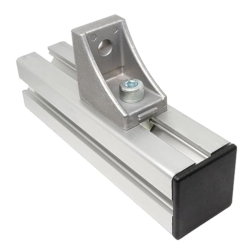 Image of uxcell 3030 EU Standard Profile End Cap, Plastic Square Aluminum Extrusion Plug for Trolley, Fish Tank Rack, Storage Rack, Black 30x30mm 40pcs