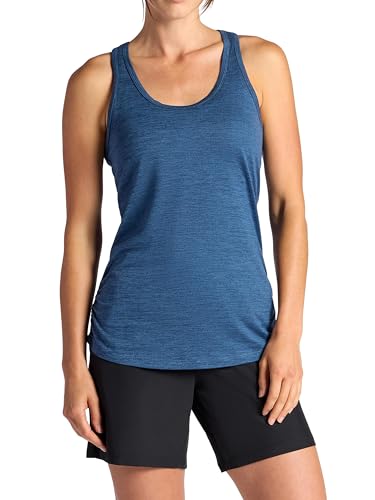 Débardeur de yoga en studio Gaiam bleu XL avec dos ouvert