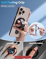 GripMate for MagSafe Phone Grip for iPhone, Slim Magnetic Phone Ring Holder — image 3