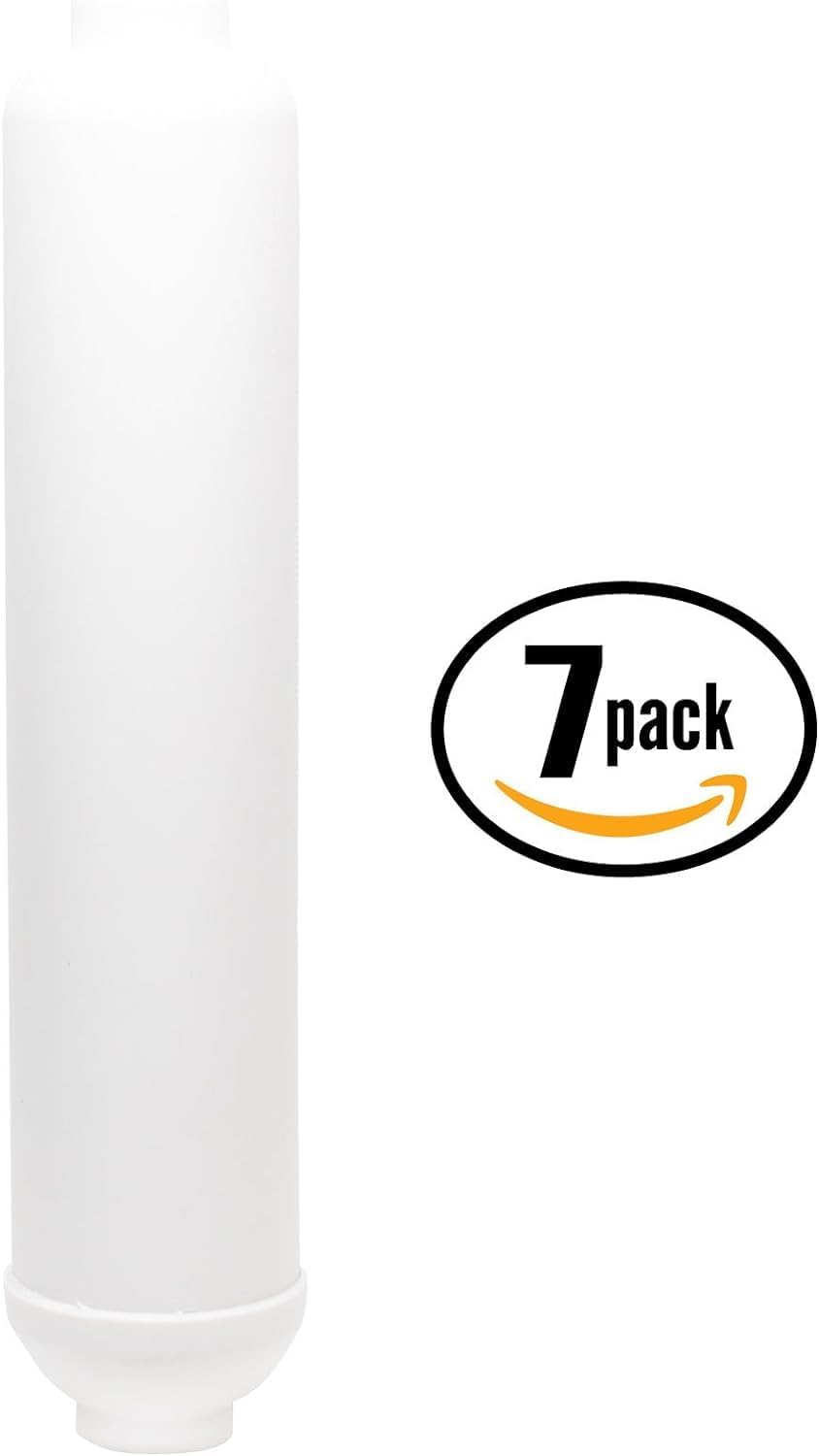 7-Pack Replacement for Compatible with Culligan AC-30 Inline Filter Cartridge - Universal 10-inch Cartridge Compatible with Culligan AC-30 Aqua-Cleer - Denali Pure Brand