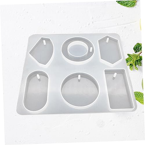 EXCEART Moldes De Silicone De Ornamento De Carros Círculo Estêncil Pingente De Joias Molde Moldes De