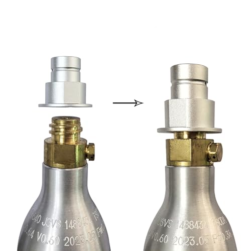 DRYHTEN Soda Wasser Kohlendioxid Zylinder Quick Connect Umschalten Adapter Ventil für Terra DUO ART GAIA Sparkling Water Machine, TR21-4 Ventil zum Quick Connect