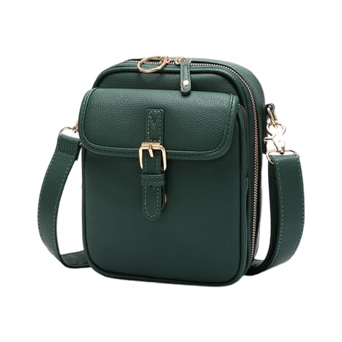 Petit sac à bandoulière en cuir Teksome pour homme et femme