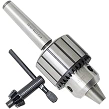 1/32" to 1/2" Drill Chuck with MT2-JT33 Morse Taper Arbor,Heavy Duty Drill Chuck with Chuck Key