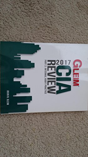 Gleim 2017 CIA Review Part 2 Brand New