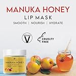 Lip Mask & Lip Balm - leave-on Overnight repair and nourish lip mask or lightweight non-sticky daytime lip care with Vitamin C, Antioxidants, Manuka honey, Stem cells, 1 oz. - Image 5