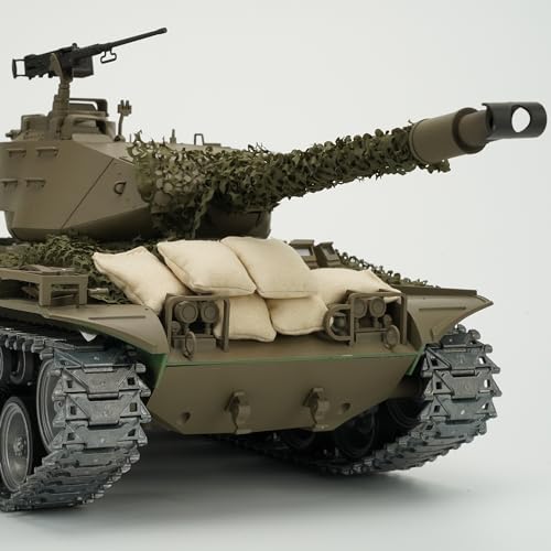 Image of Modified Edition 1 /16 Remote Control US M41A3 Walker Bulldog Tank (Upgraded /Metal Road Wheel & Tracks & Sprocket & Idle Wheel)(5000mah Nimh Battery)(Steel Gear Gearbox)