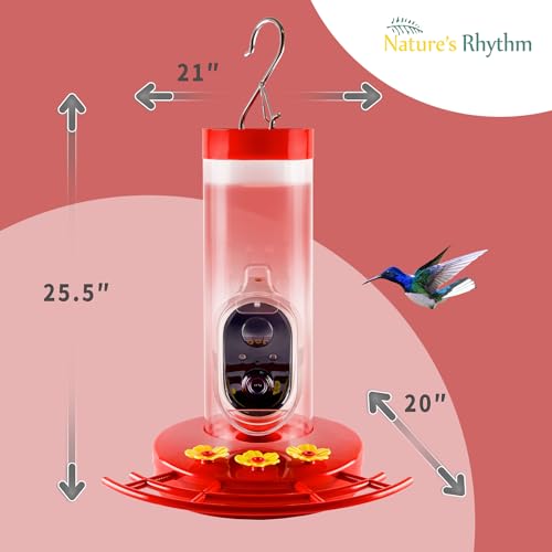 Smart-Bird-Feeder-with-Camera-Smart-Hummingbird-Feeder-AI-Identify-Cloud-Storage-CCPA-Data-Protection-Unique-Bee-Ant-Proof-Design-Google-Login-Idea-Gift-for-Family-Friends-20-Ounces Smart Bird Feeder with Camera Smart Hummingbird Feeder AI Identify Cloud Storage CCPA Data Protection Unique Bee Ant Proof Design Google Login Idea Gift for Family Friends 20 Ounces
