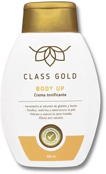 Class Gold Body Up Crema Voluminizante y Reafirmante, Class Gold Body Up Cream, Class Gold Cosmetics, Class Gold Crema, Class Gold 300ml