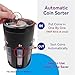 Automatic Coines Sorter, 5 in 1 Coines Counter with Coines Wrappers, Empty Piggy Bank Coines Bank Jar Compact Digital Coines Sorter Machine Coines Holder for Home Office Store