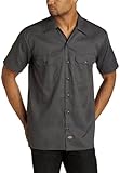65% poliéster Dickies Short - Camisa para Hombre, Color Verde (Hunter Green), Talla L