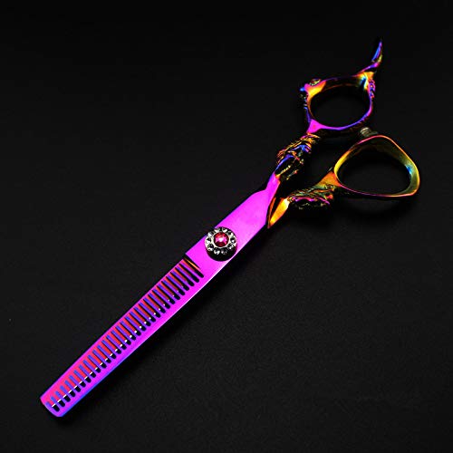 Ciseaux De Coiffure, 6 Pouces, JP 440C, Acier, Motif Dragon Arc-en-Ciel, Ciseaux De Coiffure, Ciseaux À Effiler, Ciseaux De Coiffeur