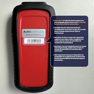 Autel AutoLink AL619 OBD2 Scanner, 2026 Newer ABS SRS Airbag Diagnostic Code Reader with10 OBDII Test Modes, Turn Off Check Engine Light, DTC Lookup, Live Data, Updated of MS319/ AL519/ ML519/ ML619