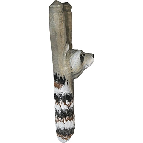 NatureLaunchers | Hand-Carved Wooden Animal Slingshot Set | 2 Pack (Panda & Raccoon)