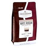 Fresh Roasted Coffee, White Russian Flavored Coffee, 12 oz, Medium Roast, Kosher, Whole Bean