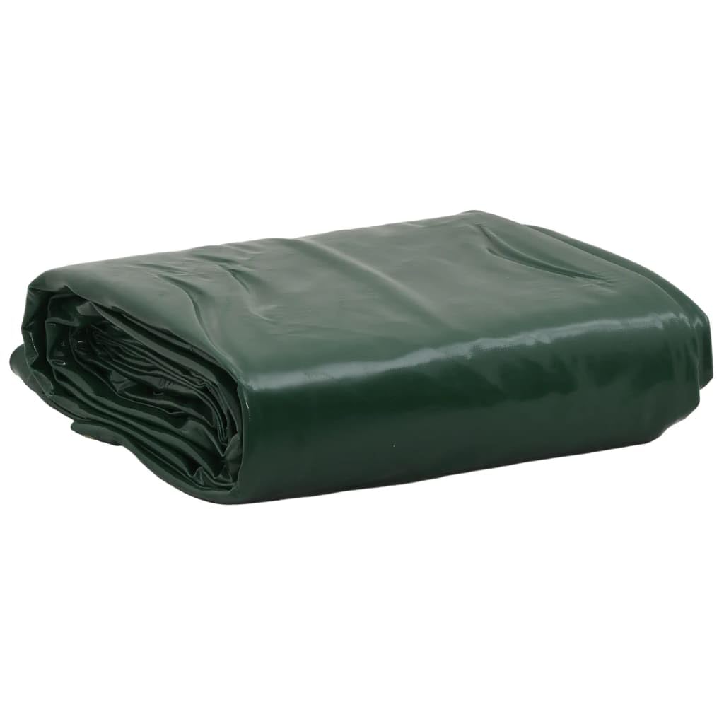 vidaXL Tarpaulin, Waterproof UV Protection Universal Ground Sheet, Multipurpose Tarp Sheet Cover for Camping Boating Hiking, Green 650 g/m²