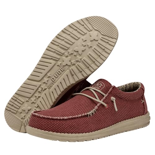 Heydude Wally Braided M - Scarpe Urban - Uomo - Rosso - 6