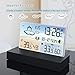 Weather Station with Sensor, Color Display Digital Weather Thermometer with 5 Kinds of Weather Forecast Moon Phase Air Pressure Temperature Humidity Alarm Clock Digital Calendar Backlight (No WiFi)