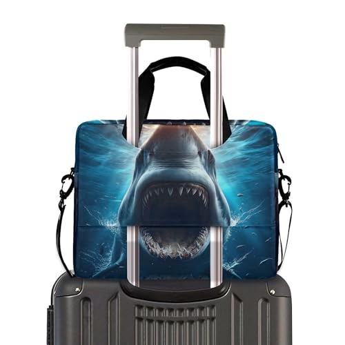 Maletín para portátil ALAZA con diseño Tiburón 13-15.6 pulg miniatura 3