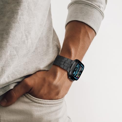 iiteeology Compatible with Apple Watch Ultra 3 Band, Ultra 2 Ultra Series 11 10 46mm Genuine Titanium Apple Watch Bands for Men, Black Titanium by iiteeology - Image 6
