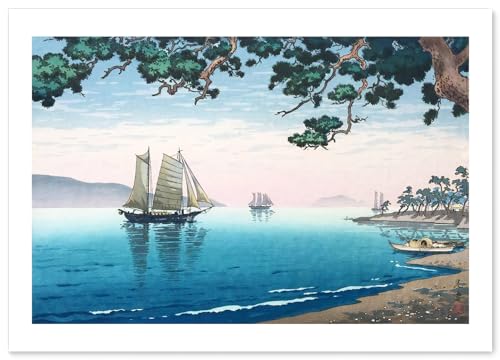 Pôster de pintura japonesa 